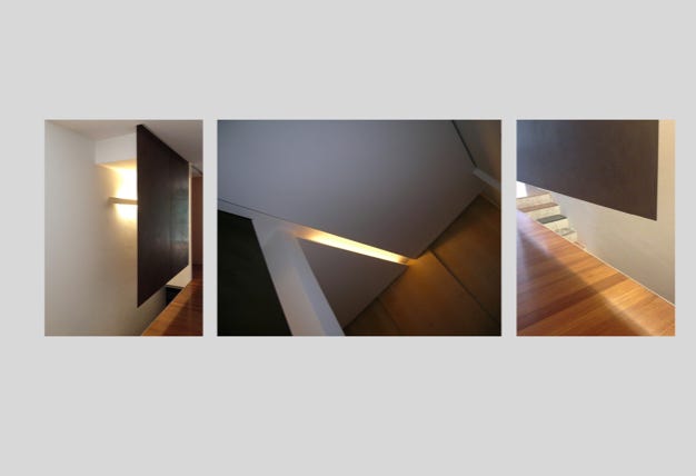 Architetto Stefania work private interior entrance hall in Bergamo